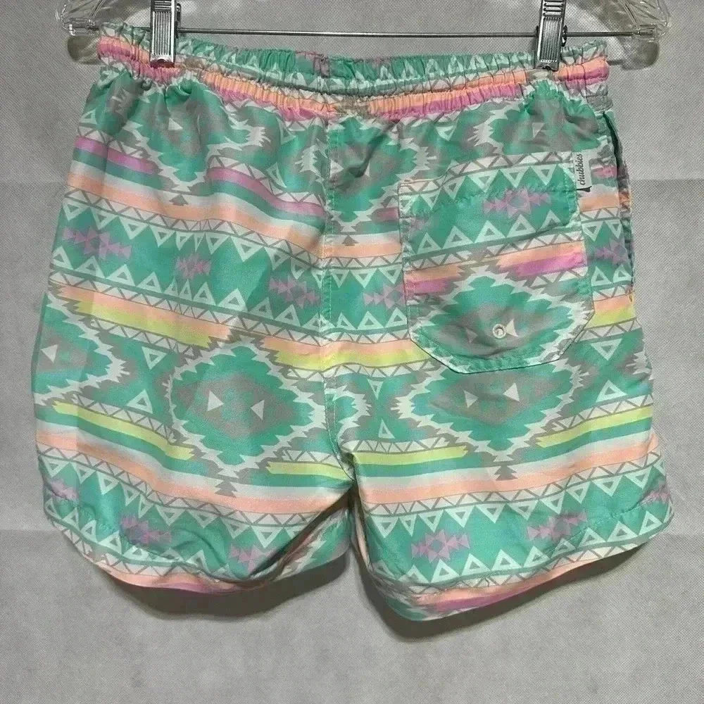 Rare Chubbies Men's Swim Shorts Size Small Southwest Aztec Print 5.5'' Inseam
